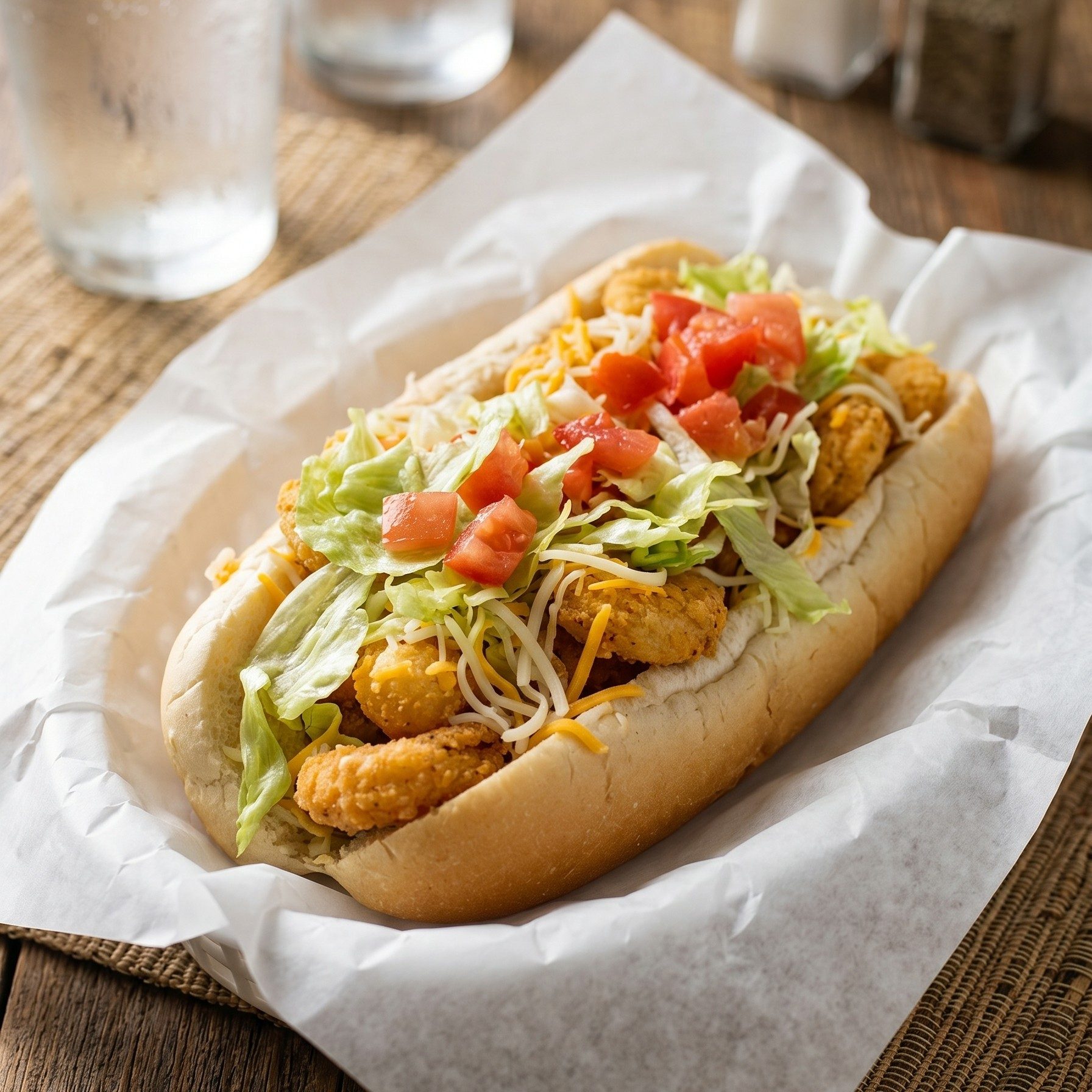 Po' Boy Sandwich.