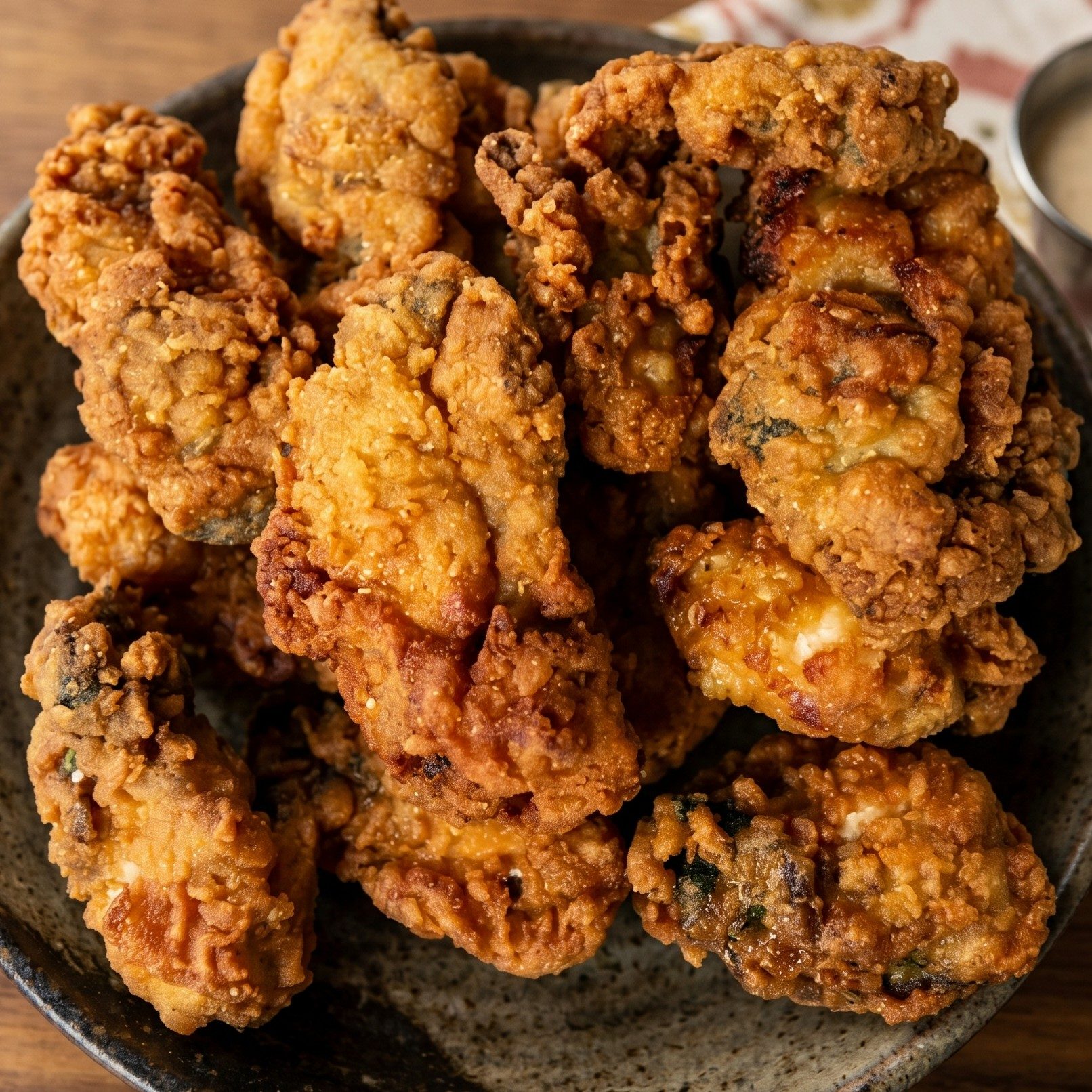 Breaded Oysters.
